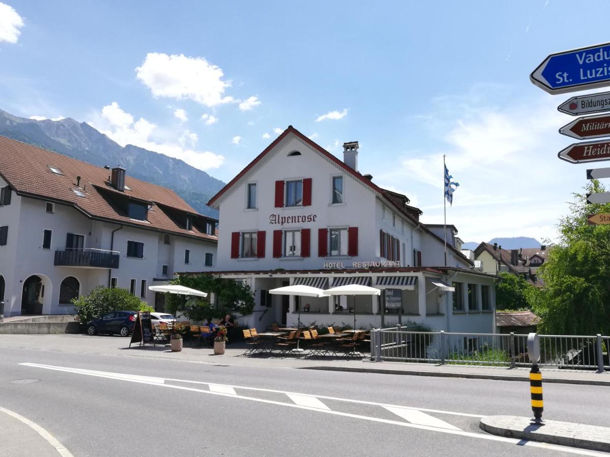 Hotel Alpenrose Maienfeld Exterior foto